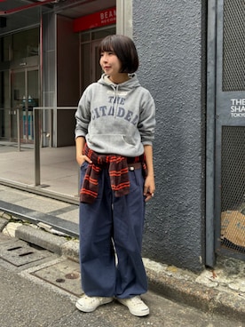 「BEAMS BOY（ビームスボーイ）のアイテム（Tシャツ/カットソー）」を使った、BEAMS BOYさん（レディース・150cm）の秋コーディネート