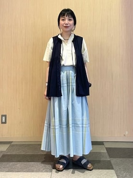 「BEAMS BOY（ビームスボーイ）のアイテム」を使った、BEAMS BOYさん（レディース・159cm）の夏コーディネート
