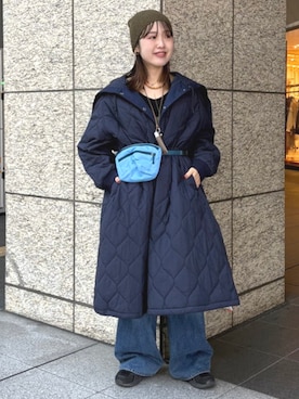 BEAMS BOYさん（レディース・156cm）の冬コーディネート