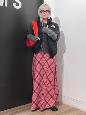 BEAMS BOYさん（レディース・153cm）の冬コーディネート