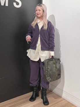 BEAMS BOYさん（レディース・153cm）の冬コーディネート