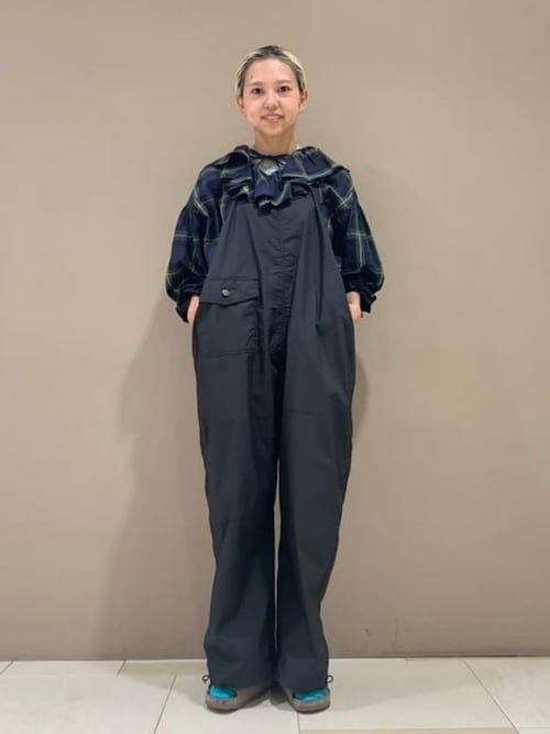 ◆美品◆BEAMS BOY ソロテックス レイン ビブ　オーバーオール　ネイビー BEAMS BOY ビームスボーイ ソロテックス レイン ビブ