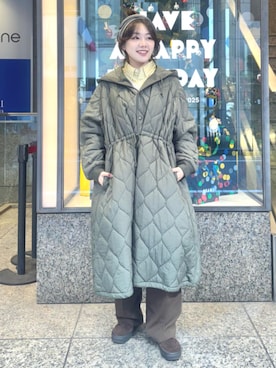 BEAMS BOYさん（レディース・156cm）の冬コーディネート