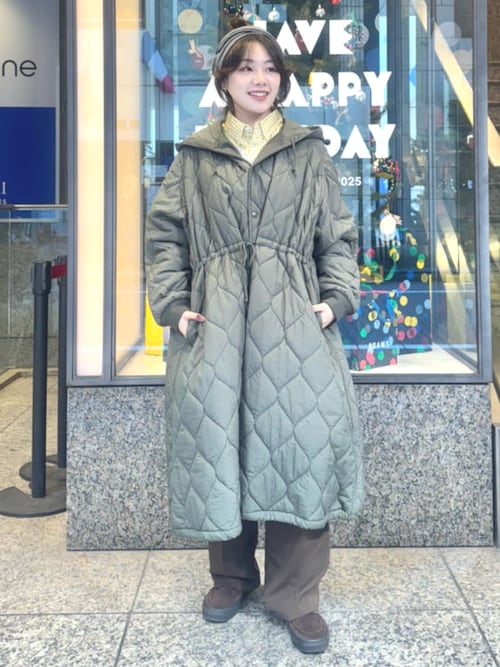 セール】ナイロン キルティング フード コート（その他アウター