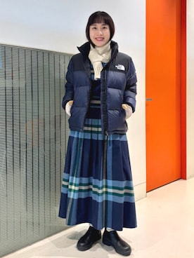 「アイテム（レインシューズ）」を使った、BEAMS BOYさん（レディース・158cm）の冬コーディネート