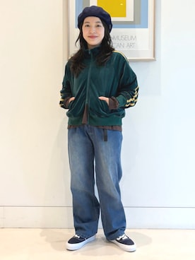 「アイテム（リング）」を使った、BEAMS BOYさん（レディース・149cm）の秋コーディネート