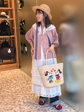 BEAMS BOYさん(レディース・154cm)の春コーディネート