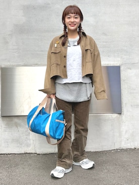 「BEAMS BOY（ビームスボーイ）のアイテム（ジャケット/アウター）」を使った、BEAMS BOYさん（レディース・149cm）の冬コーディネート