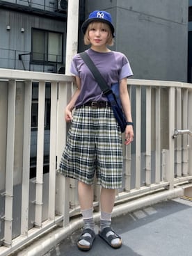 「BEAMS BOY（ビームスボーイ）のアイテム」を使った、BEAMS BOYさん（レディース・161cm）の夏コーディネート