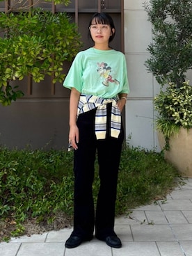 「ミッキー」｜BEAMS BOYさん（レディース・155cm）の秋コーディネート