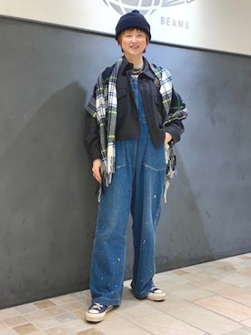 BEAMS BOYさん（レディース・156cm）の秋コーディネート