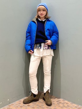BEAMS BOYさん（レディース・161cm）の冬コーディネート