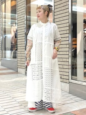BEAMS BOYさん（レディース・151cm）の春コーディネート