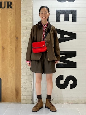 「アイテム（ブルゾン）」を使った、BEAMS BOYさん（レディース・163cm）の秋コーディネート