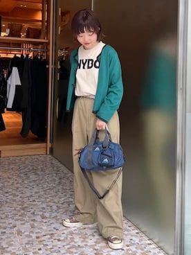 BEAMS BOYさん（レディース・155cm）の冬コーディネート