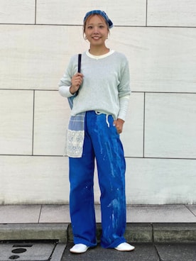 「BEAMS BOY（ビームスボーイ）のアイテム（Tシャツ/カットソー）」を使った、BEAMS BOYさん（レディース・163cm）の秋コーディネート