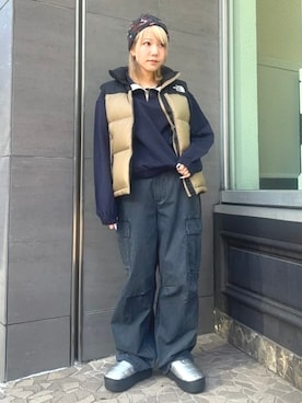 BEAMS BOYさん（レディース・157cm）の冬コーディネート