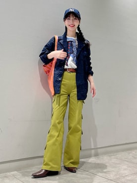 「BEAMS BOY（ビームスボーイ）のアイテム（ジャケット/アウター）」を使った、BEAMS BOYさん（レディース・158cm）の春コーディネート