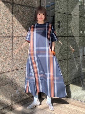 「BEAMS BOY（ビームスボーイ）のアイテム（ワンピース/ドレス）」を使った、BEAMS BOYさん（レディース・155cm）の夏コーディネート