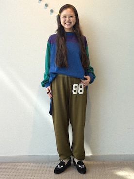 BEAMS BOYさん(レディース・149cm)の冬コーディネート