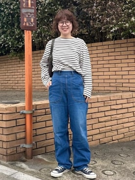「BEAMS BOY（ビームスボーイ）のアイテム（Tシャツ/カットソー）」を使った、BEAMS BOYさん（レディース・153cm）の秋コーディネート