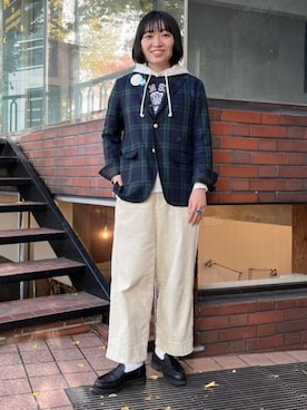 BEAMS BOYさん(レディース・162cm)の冬コーディネート