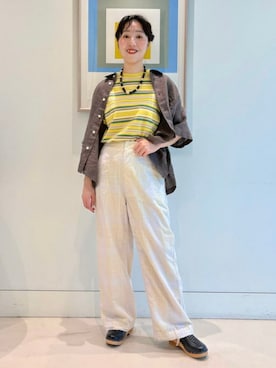 「BEAMS BOY（ビームスボーイ）のアイテム（トップス）」を使った、BEAMS BOYさん（レディース・165cm）の春コーディネート