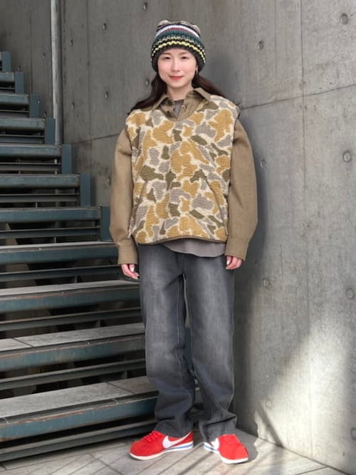 ジャガード ボア プルオーバー（ベスト）｜BEAMS BOY（ビームスボーイ