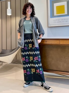 BEAMS BOYさん（レディース・168cm）の春コーディネート