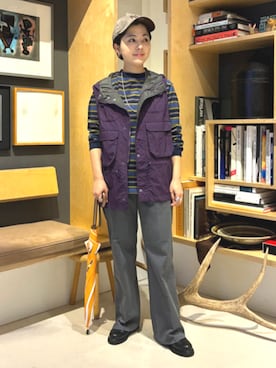 「BEAMS BOY（ビームスボーイ）のアイテム」を使った、BEAMS BOYさん（レディース・154cm）の夏コーディネート