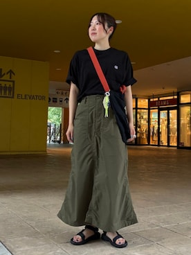 「BEAMS BOY（ビームスボーイ）のアイテム（スカート）」を使った、BEAMS BOYさん（レディース・160cm）の夏コーディネート