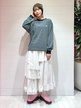 BEAMS BOYさん（レディース・163cm）の秋コーディネート