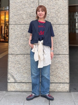 BEAMS BOYさん（レディース・159cm）の夏コーディネート