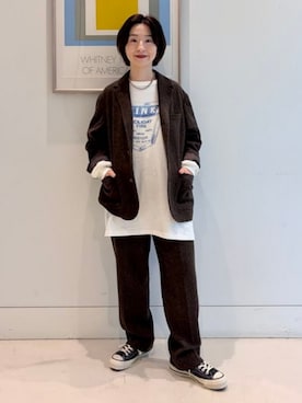 「BEAMS BOY（ビームスボーイ）のアイテム」を使った、BEAMS BOYさん（レディース・151cm）の秋コーディネート
