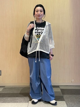 「GREGORY（グレゴリー）のアイテム（バッグ）」を使った、BEAMS BOYさん（レディース・159cm）の夏コーディネート