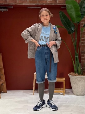 BEAMS BOYさん（レディース・155cm）の夏コーディネート