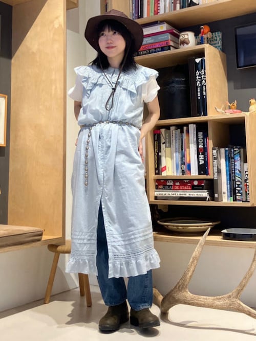 ヴィンテージ レース ノースリーブ ワンピース（ワンピース
