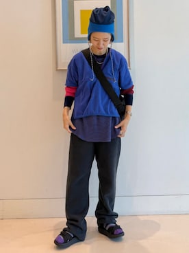 「アイテム（その他トップス）」を使った、BEAMS BOYさん（レディース・158cm）の夏コーディネート
