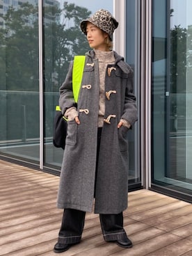 「BEAMS BOY（ビームスボーイ）のアイテム（ダッフルコート）」を使った、BEAMS BOYさん（レディース・157cm）の秋コーディネート