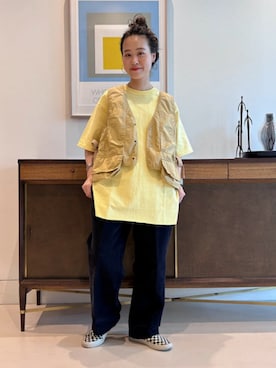 「BEAMS BOY（ビームスボーイ）のアイテム（その他パンツ）」を使った、BEAMS BOYさん（レディース・153cm）の夏コーディネート