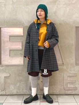 「BEAMS BOY（ビームスボーイ）のアイテム」を使った、BEAMS BOYさん（レディース・159cm）の秋コーディネート