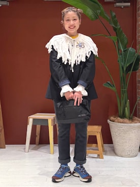 BEAMS BOYさん（レディース・155cm）の冬コーディネート