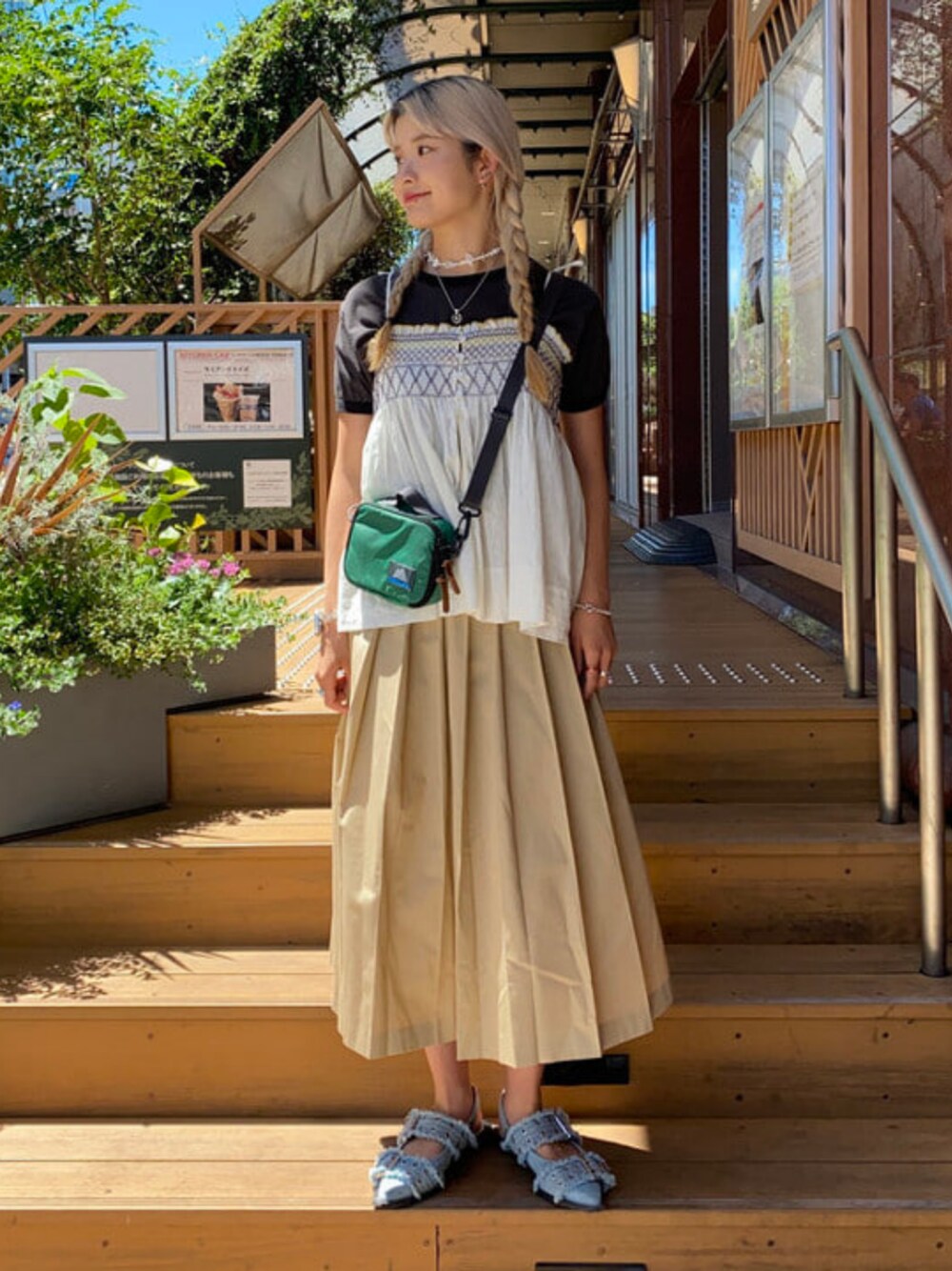 BEAMS✖️LACOSTE プリーツロングスカート 黒 LACOSTE（ラコステ） スカート ミディプリーツスカート : ZOZOTOWN