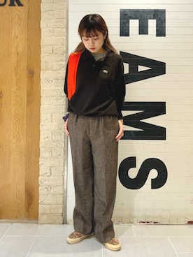 「LACOSTE（ラコステ）のアイテム」を使った、BEAMS BOYさん（レディース・155cm）の秋コーディネート