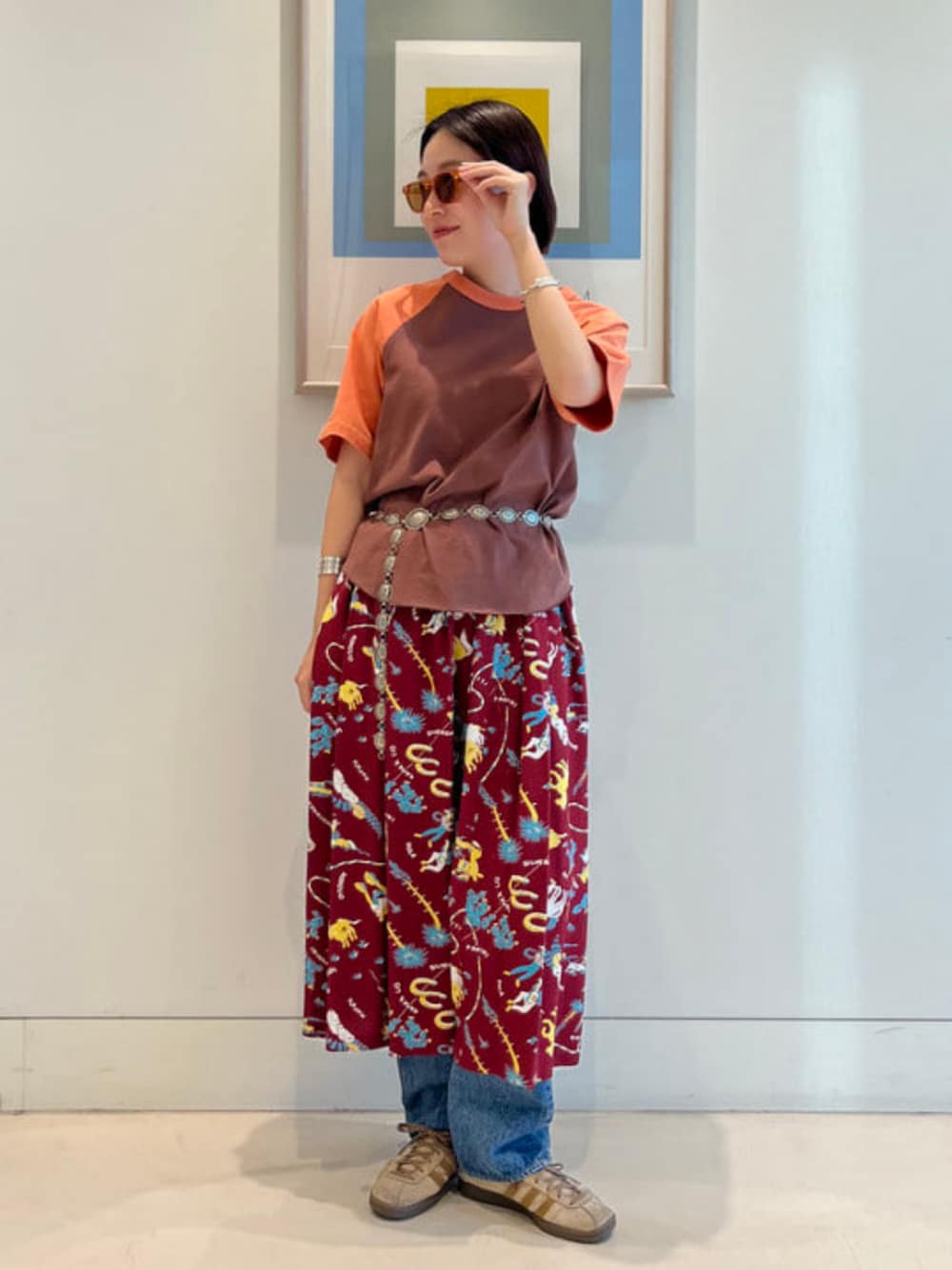 ARROW NOVELTY / コンチョ ベルト 22FWを使った人気ファッション