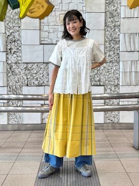 「BEAMS BOY（ビームスボーイ）のアイテム」を使った、BEAMS BOYさん（レディース・161cm）の夏コーディネート