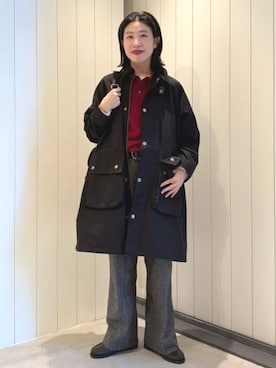 「アイテム（カチューシャ）」を使った、BEAMS BOYさん（レディース・159cm）の秋コーディネート