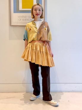 BEAMS BOYさん（レディース・151cm）の春コーディネート