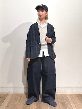「ブラックウォッチ」｜BEAMS BOYさん（レディース・158cm）の秋コーディネート