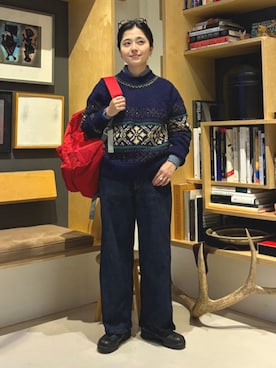 「BEAMS BOY（ビームスボーイ）のアイテム」を使った、BEAMS BOYさん（レディース・154cm）の秋コーディネート